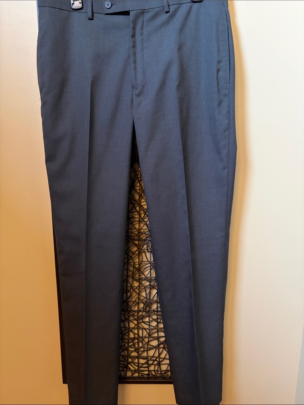 Calvin Klein Men's Dress Pants in Charcoal Gray